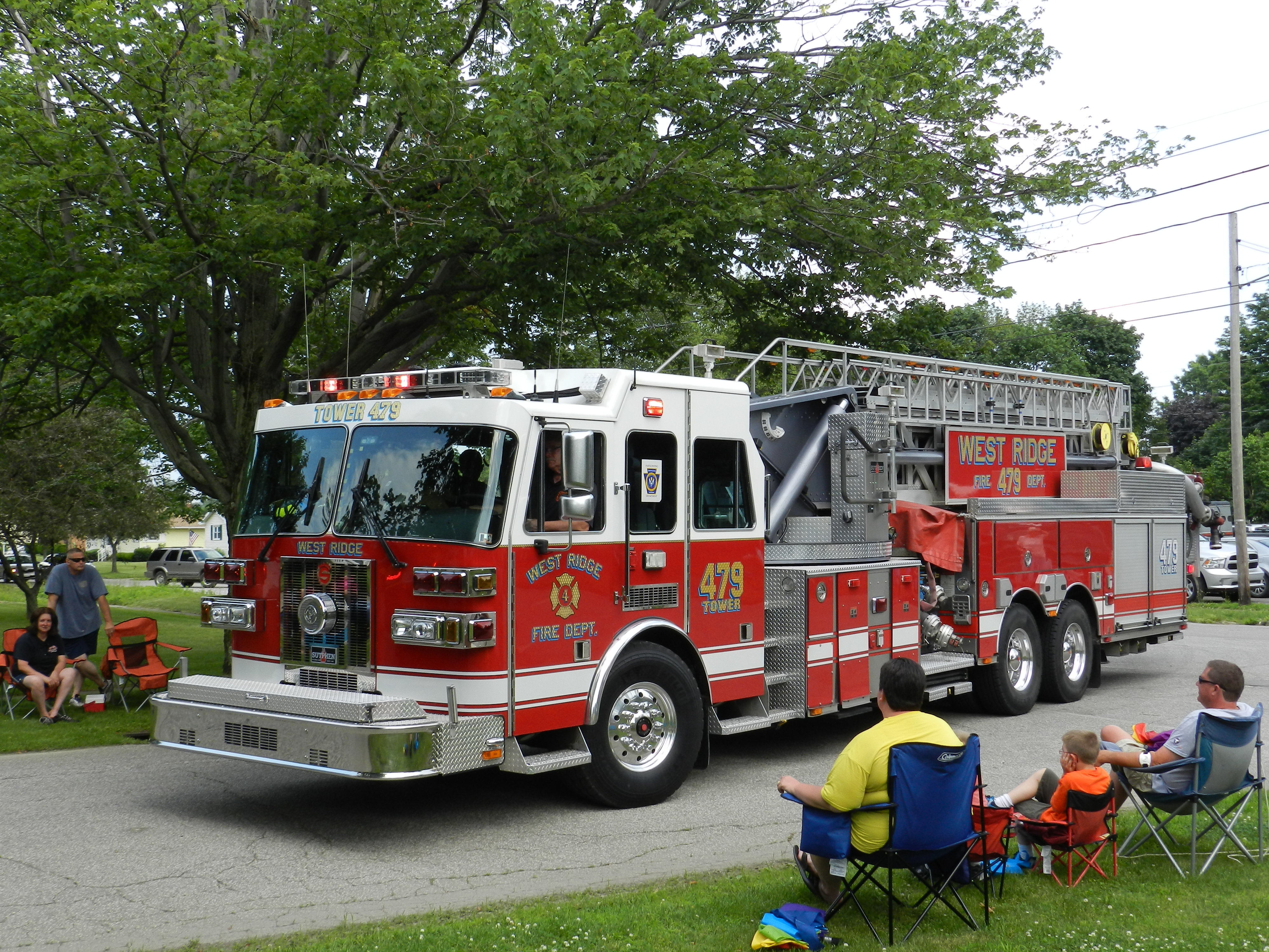 Lake City Festival Parade 2017 West Ridge Fire Department