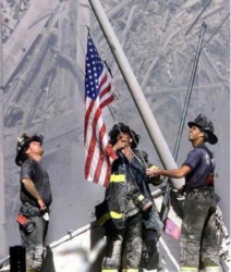 Ground Zero With Flag